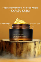 Kapsül Yüz Kremi – Cilt Aydınlatıcı, Vitamin C Yoğun Nemlendirici ve Leke Karşıtı