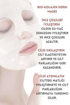 Bio Collagen Real Deep Şeffaflaşan Cilt Maskesi – Nemlendiren, Gözenek Küçülten ve Onarıcı Yüz Maskesi