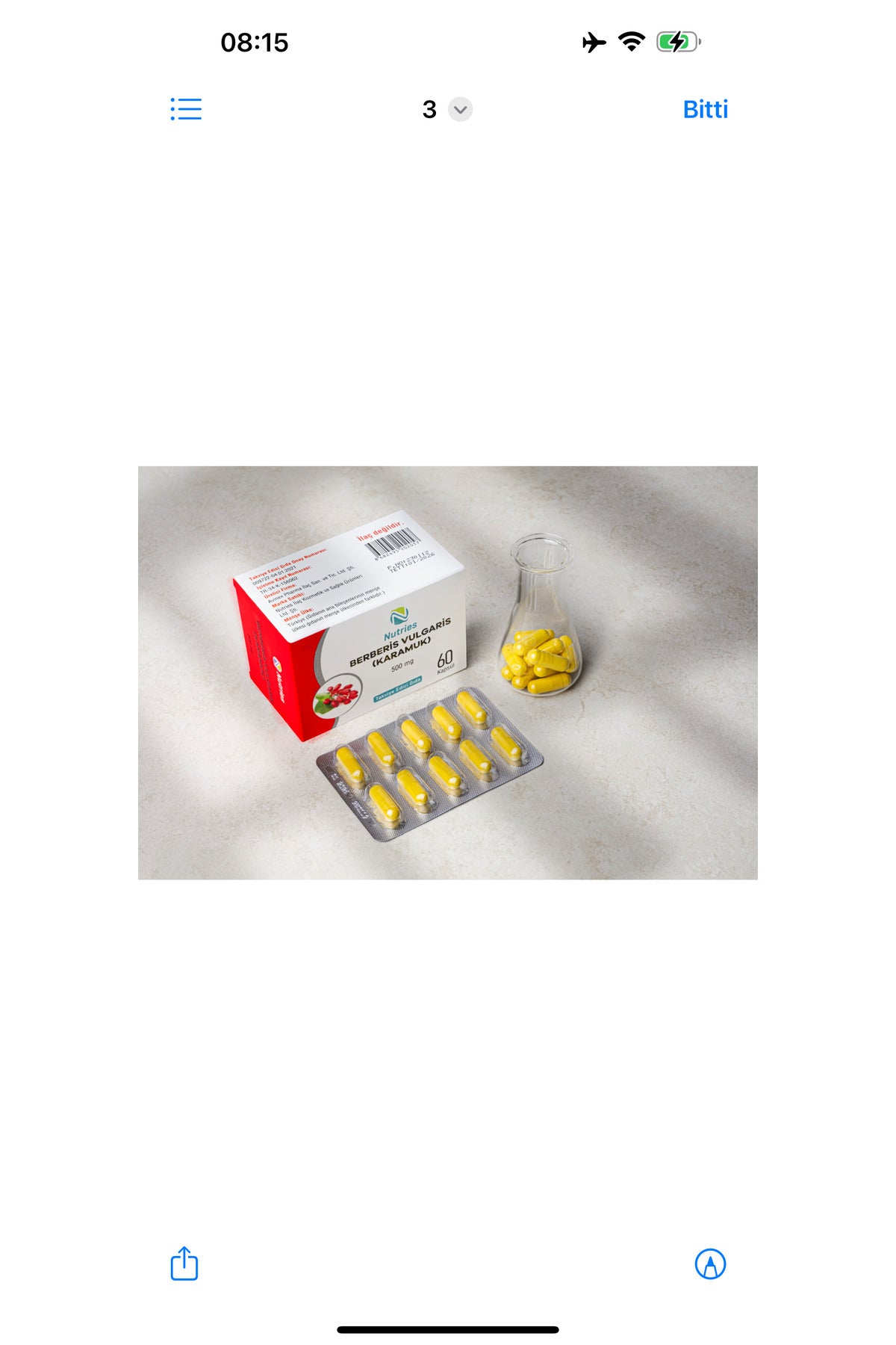 Berberis Vulgaris Takviye Edici Gıda 60’lı – 3’lü Ekonomik Set