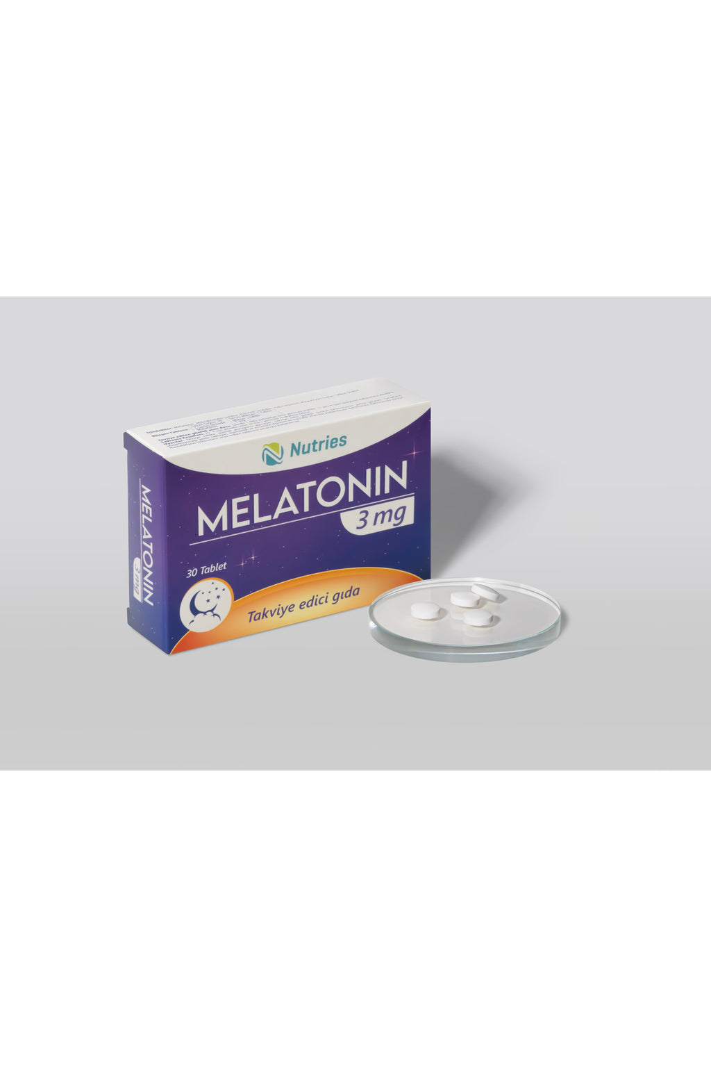 Melatonin Uyku Destek Tableti 3 mg 30’lu – 2’li Avantaj Paketi