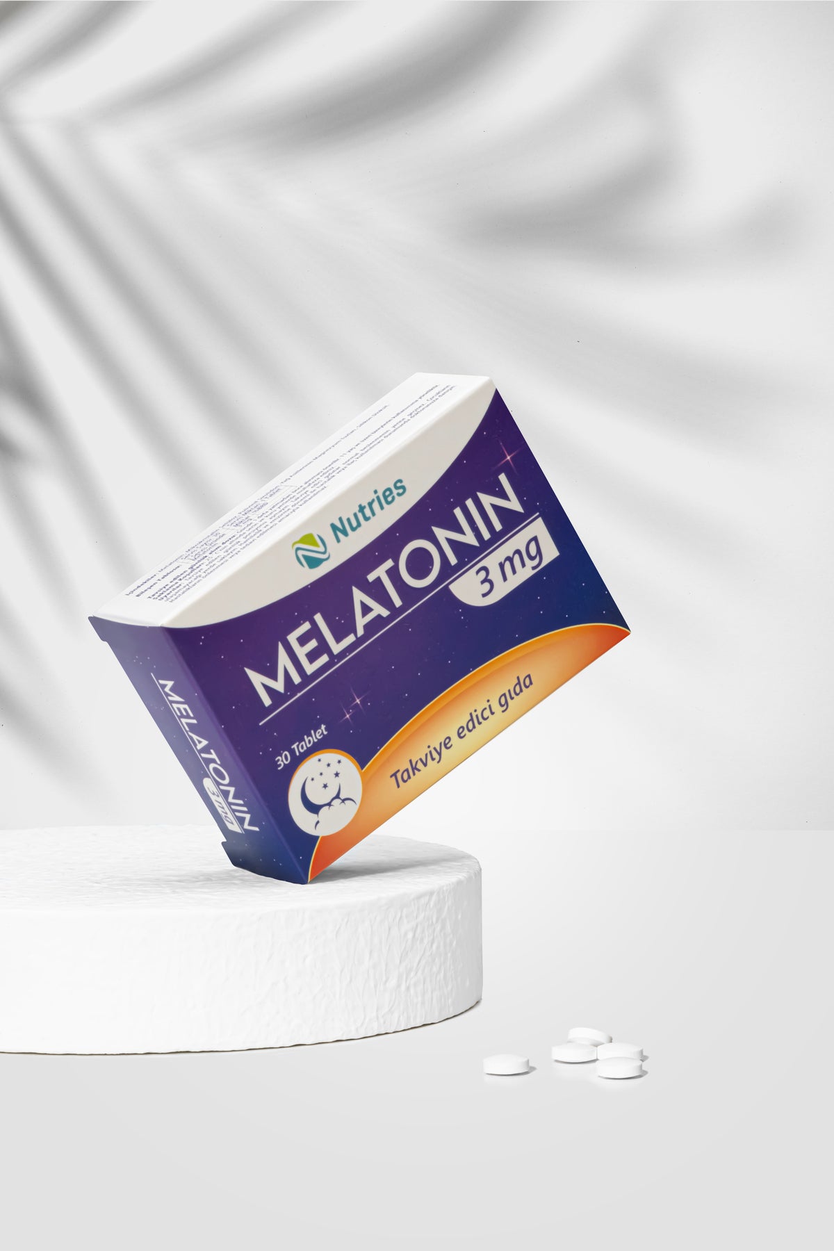 Melatonin Uyku Destek Tableti 3 mg 30’lu – 3’lü Ekonomik Set