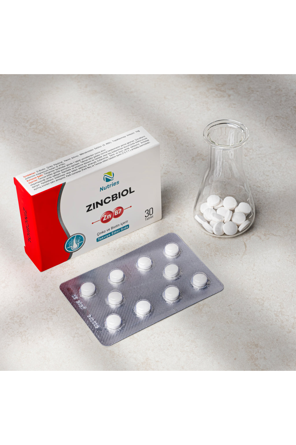 Zincbiol Çinko Takviyesi 30 Tablet – 2’li Avantaj Paketi