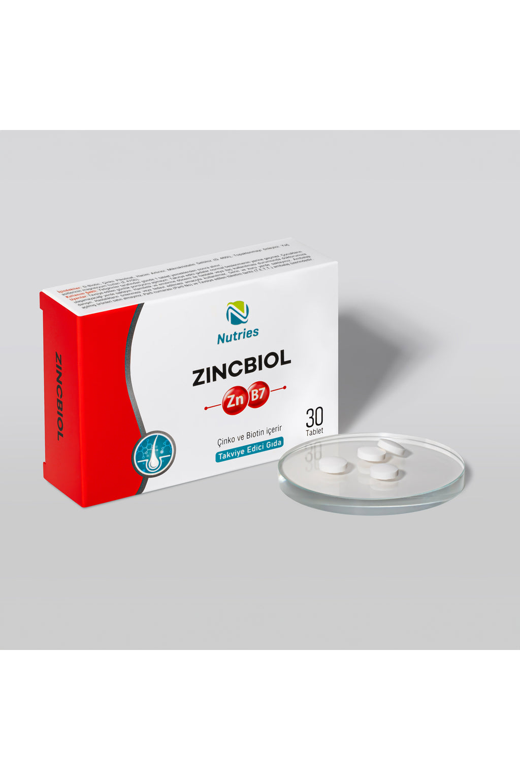 Zincbiol Çinko Takviyesi 30 Tablet – 3’lü Ekonomik Set