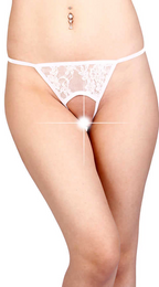 Beyaz Özel Bölgesi Açık Fantazi String TM1163