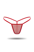 Kırmızı Tül Tanga TM1115