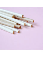 10 Adet Buğday Sapı Pipet-20cm