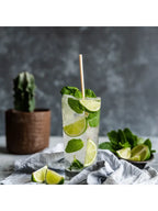 10 Adet Buğday Sapı Pipet-20cm