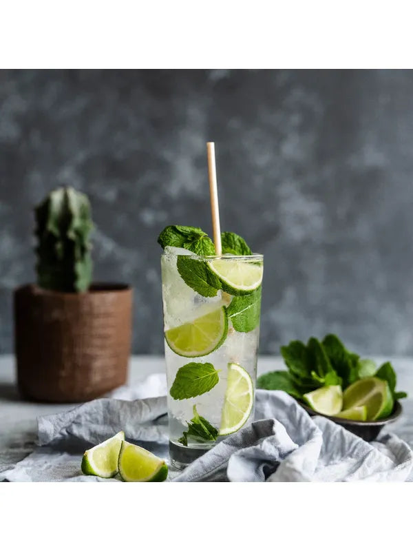 10 Adet Buğday Sapı Pipet-20cm