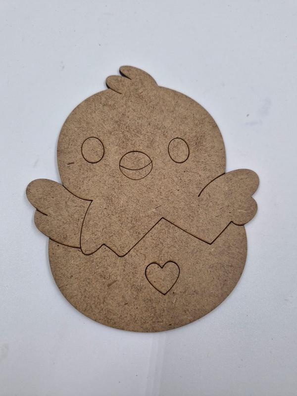 20 Adet Sevimli Civciv Ahşap Boyama Okul Diy Etkinlik Aktivite Sanat 15 cm x 13 cm (Kopya)