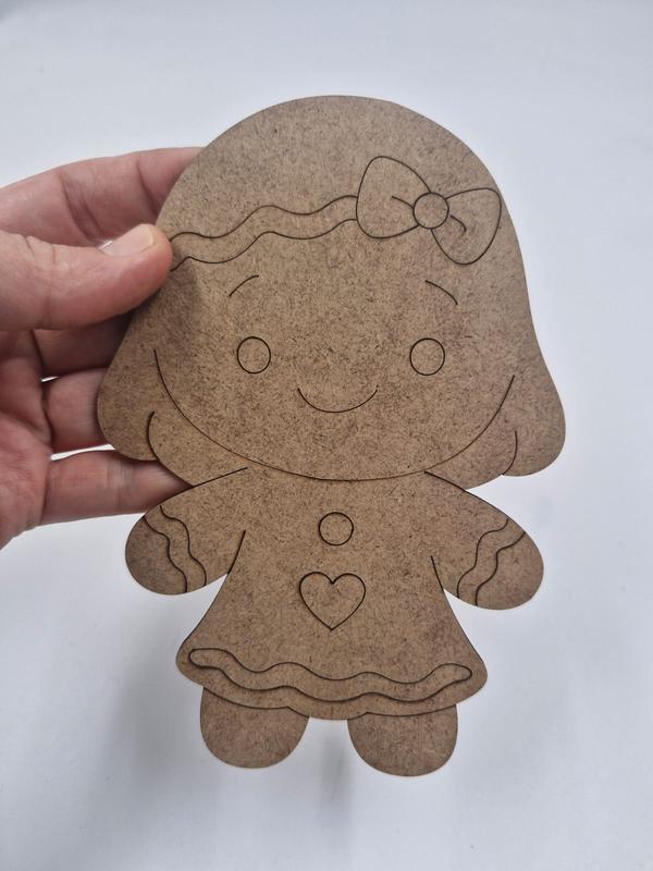 10 Adet Sevimli Kız Ahşap Boyama Okul Diy Etkinlik Aktivite Sanat 15 cm x 10 cm