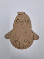 10 Adet Sevimli Civciv Ahşap Boyama Okul Diy Etkinlik Aktivite Sanat no3 15 cm x 13 cm