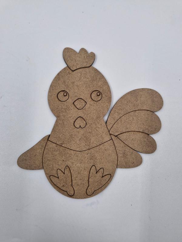 20 Adet Sevimli Civciv Ahşap Boyama Okul Diy Etkinlik Aktivite Sanat no2 15 cm x 14 cm