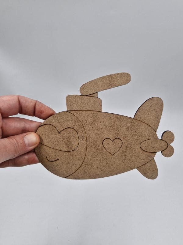 1 Adet Sevimli Denizaltı Ahşap Boyama Okul Diy Etkinlik Aktivite Sanat 15 cm x 11 cm
