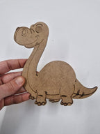 5 Adet Sevimli Dinozor Model 6 Ahşap Boyama Okul Diy Etkinlik Aktivite Sanat 15 cm x 13 cm