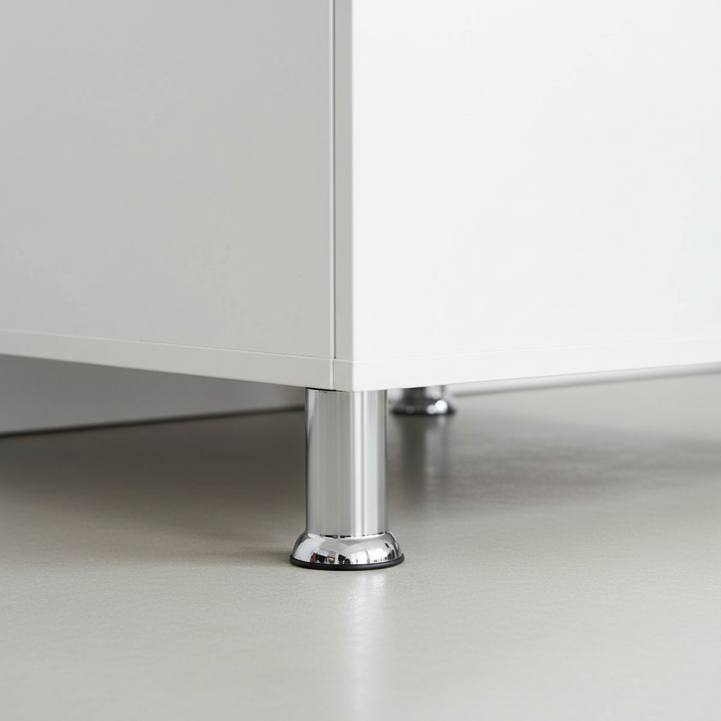 Baza Ayağı Krom Baza ve Dolap Yükseltici 15 Cm ( 8 MM Diş Kalınlığı ) 1 Adet