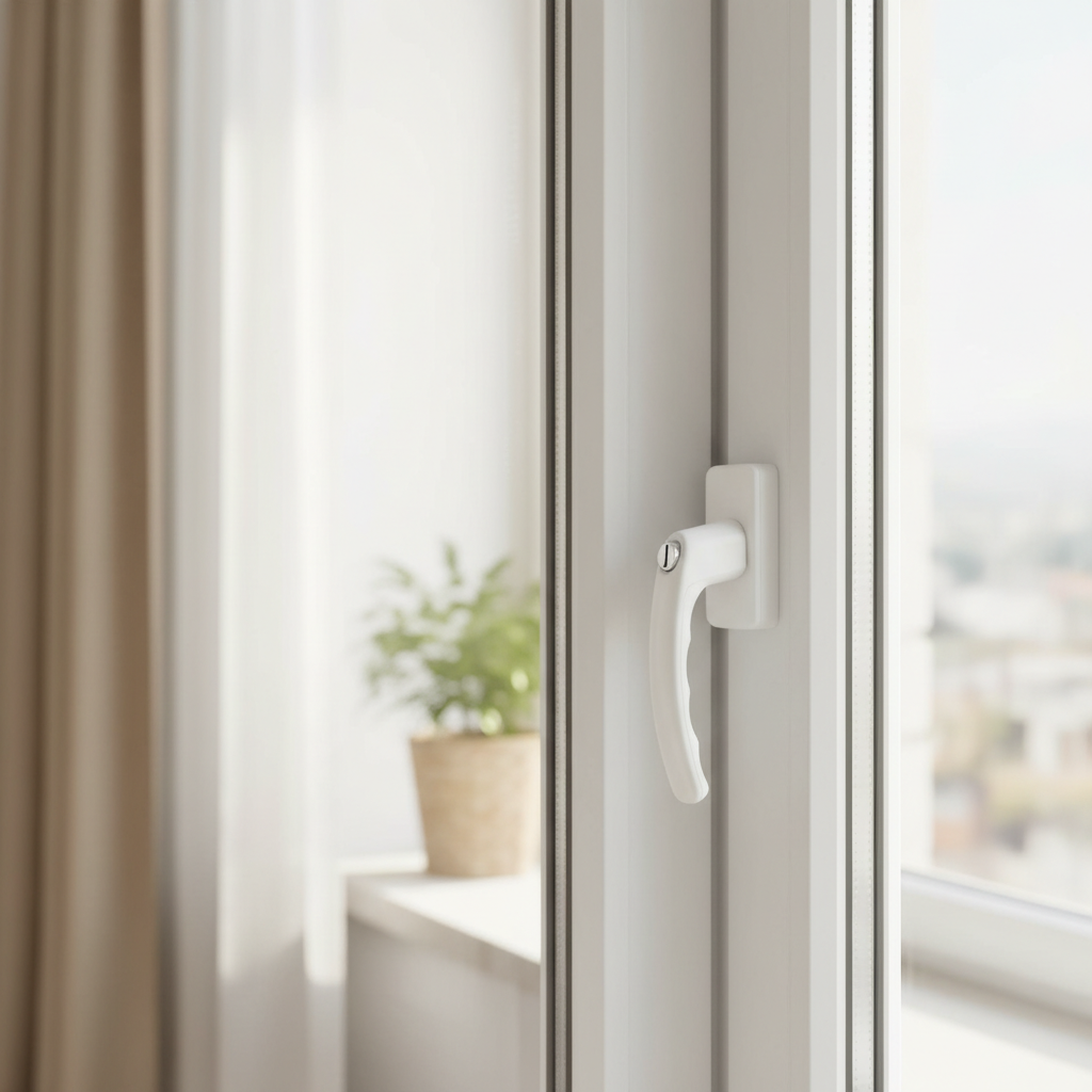 Pimapen Pvc Pencere Ve Bolkon Kapı Kolu Kilitli Tekli
