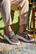 KB-042 Kuback Bağcıklı Taba Günlük Erkek Ayakkabı