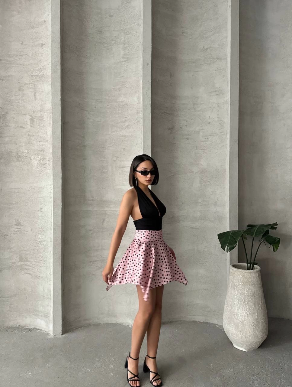 Puantiyeli etek s25900