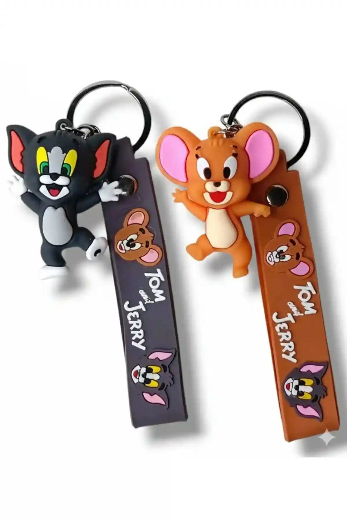 Tom Ve Jerry 3D Çift Anahtarlık 2 Adet