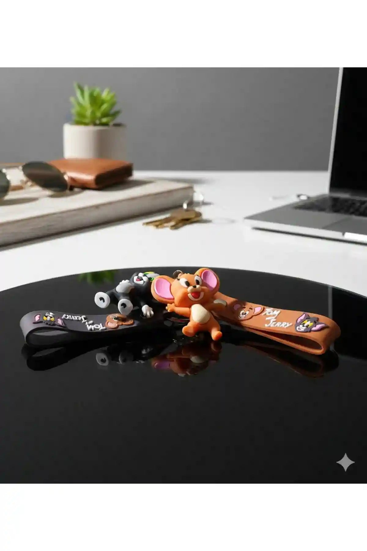 Tom Ve Jerry 3D Çift Anahtarlık 2 Adet
