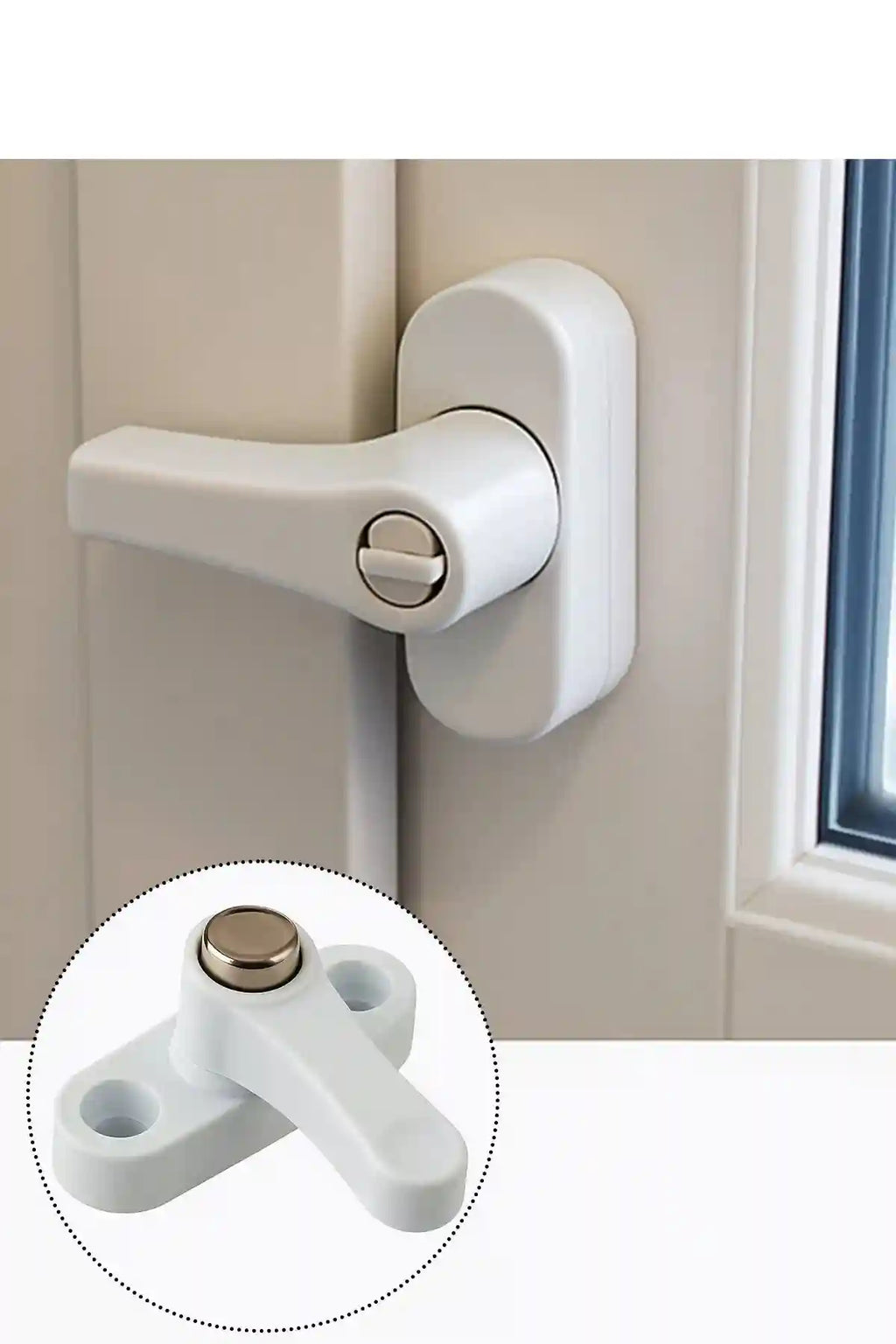Çocuk Emniyet Kilidi PVC Pencere ve Kapılar İçin Kolay Montajlı Metal Kilit