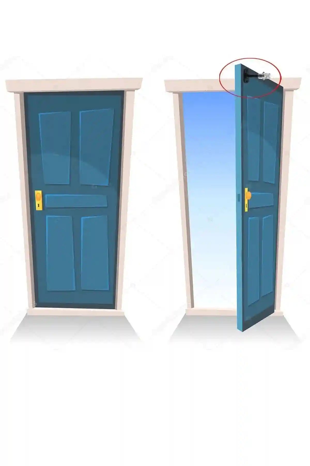 Kapı Kolu Stoperi Tamponu Durdurucusu Tutucu Tutacağı Plastik Mat Siyah Stopu Silikonlu 8 Cm