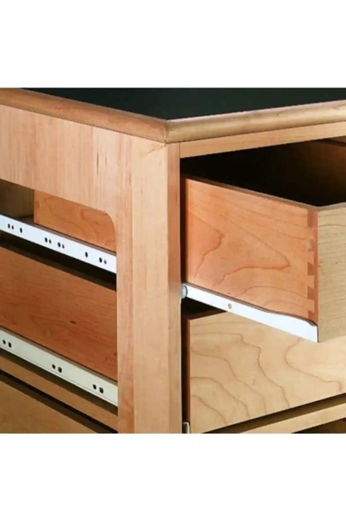 40 Cm Klasik Kızaklı Dolap Çekmece Rayı 1 Çekmecelik (4 PARÇA KARŞILIKLI)