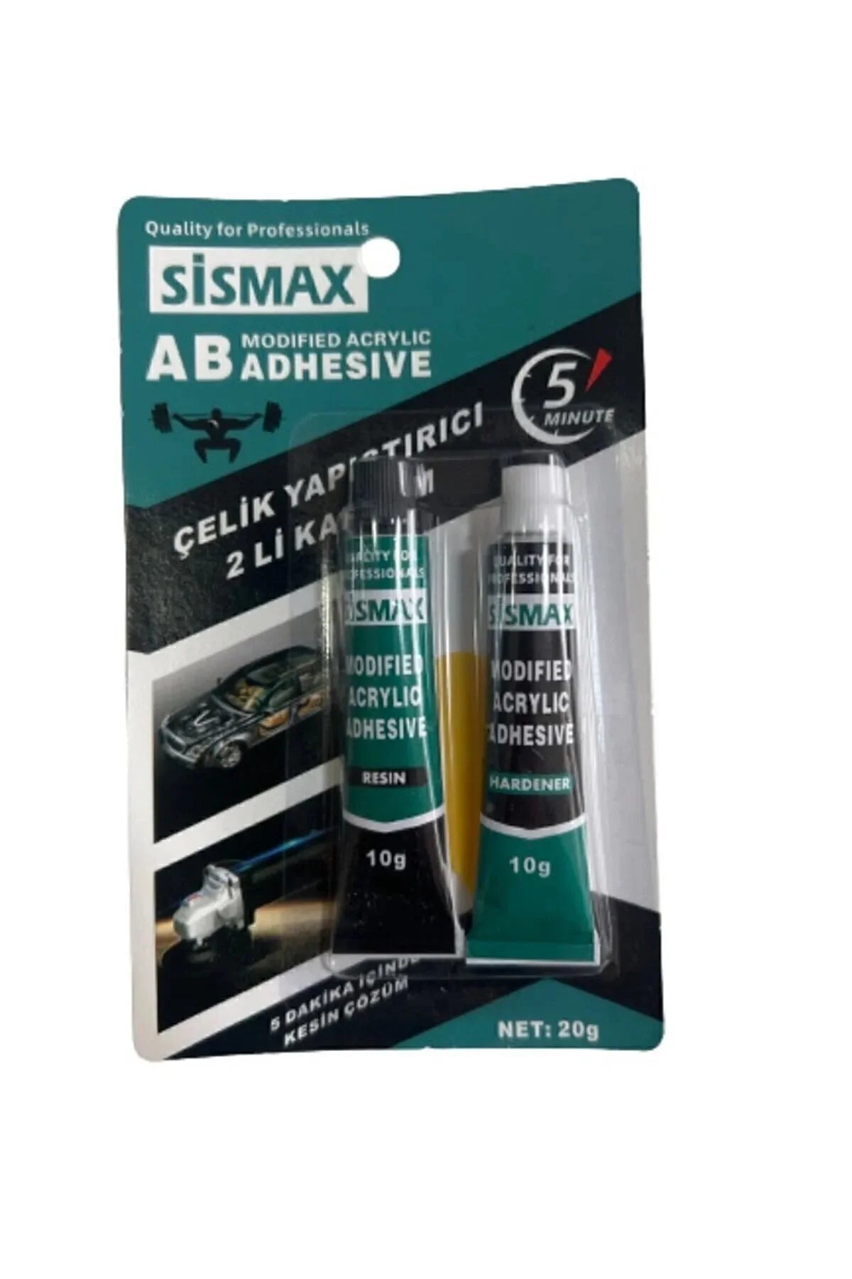 Zipper Glue M2 Çok Amaçlı Çift Karışımlı Iran Yapıştırıcısı 16 gr