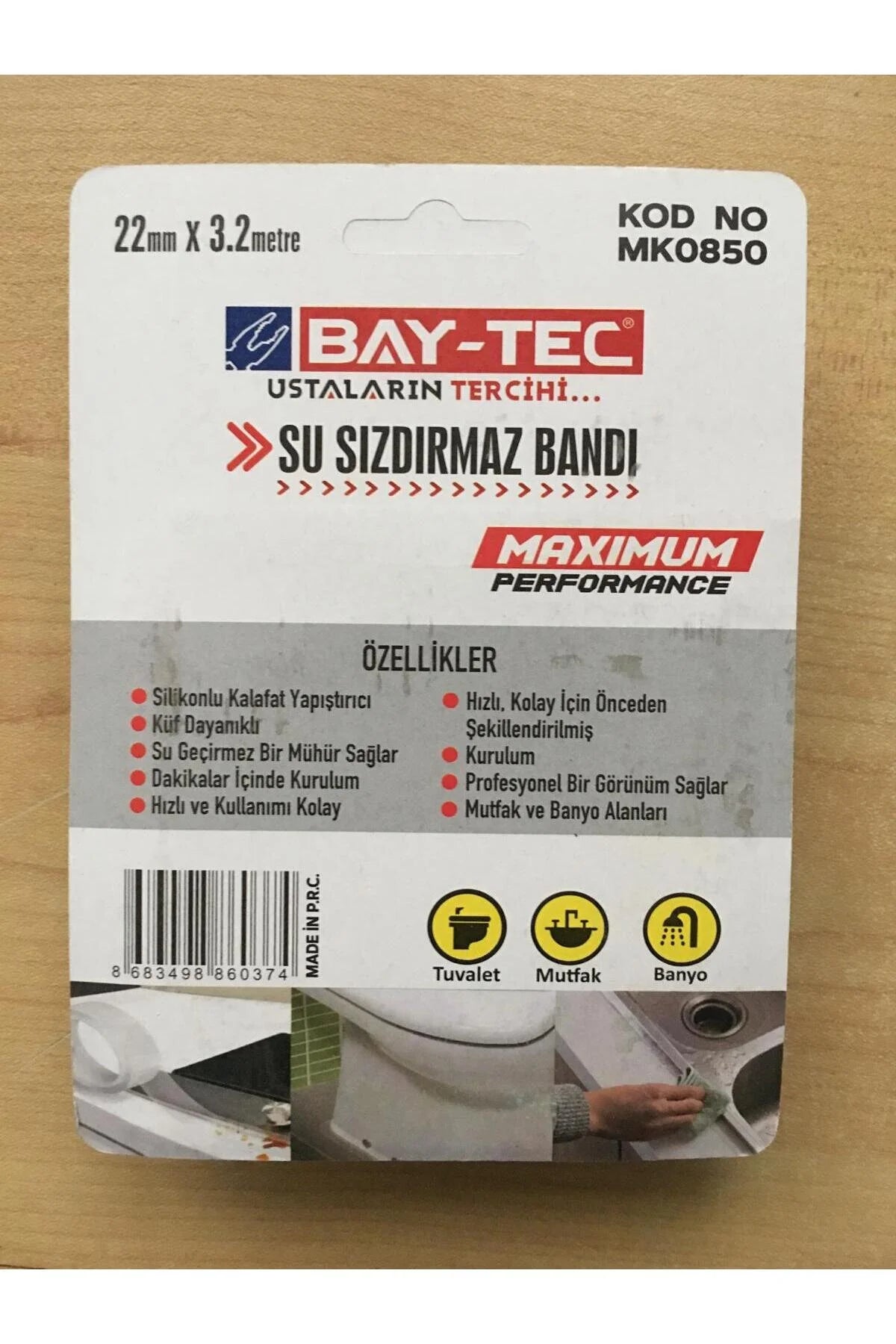 BAY-TEC SU SIZDIRMAZ BANT 22mm*3,2mt MK0850