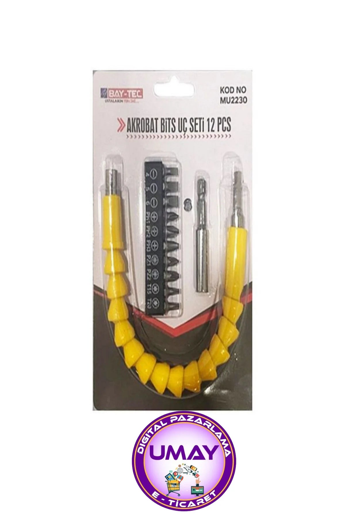 Bay Tec Mu 2230 Akrobat Bits Uç Seti 12 Parça / Bay Tec