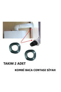 Kombi Baca Contası Lastik Sızdırmaz Conta 2 li Takım Siyah