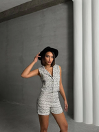 Yelekli şort takım